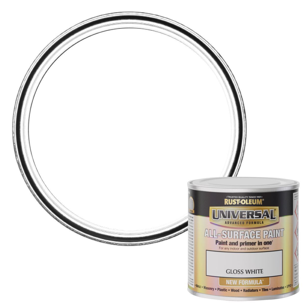 Rust-Oleum Universal All-Surface Paint (Brush) Gloss White