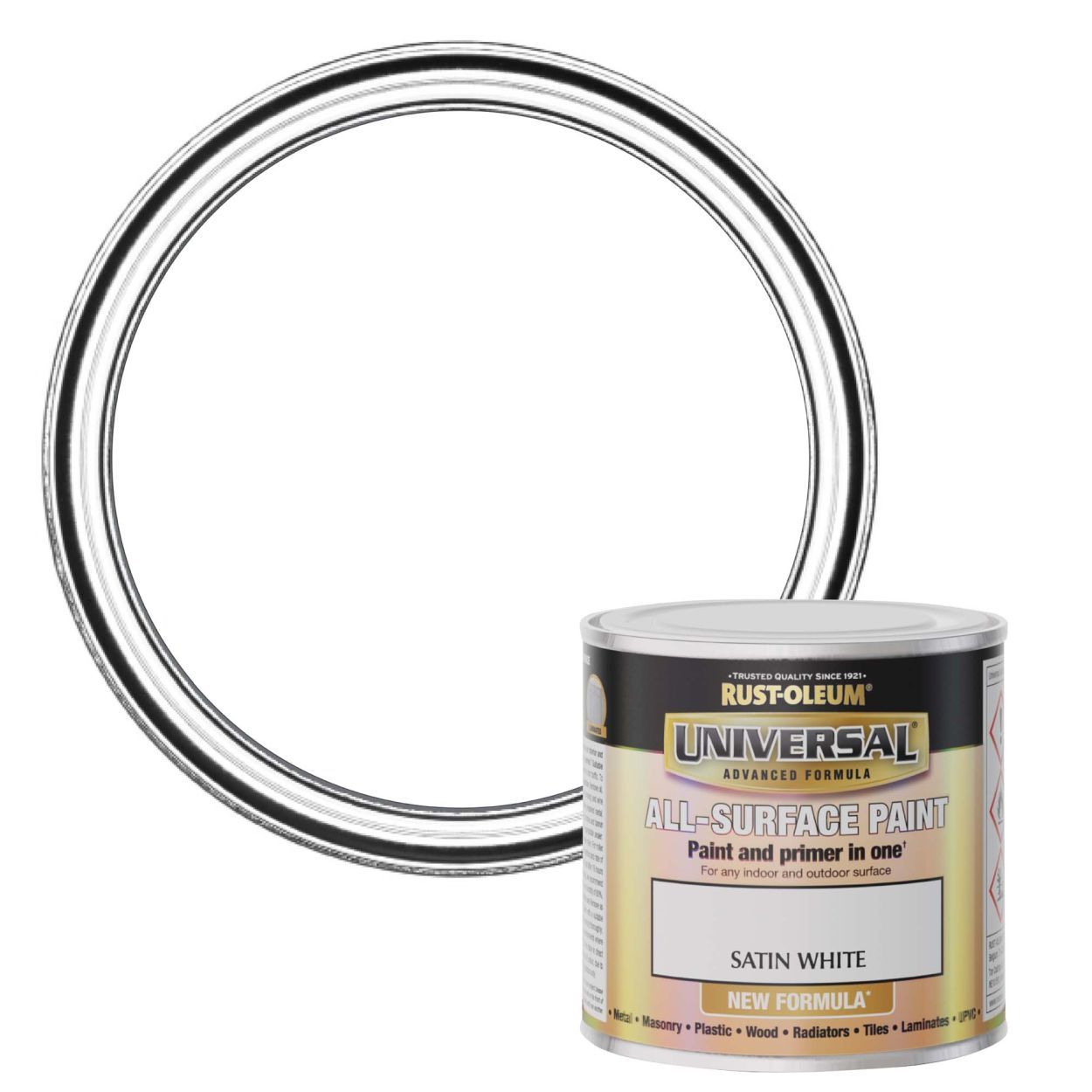 Rust-Oleum Universal All-Surface Paint (Brush) Satin White