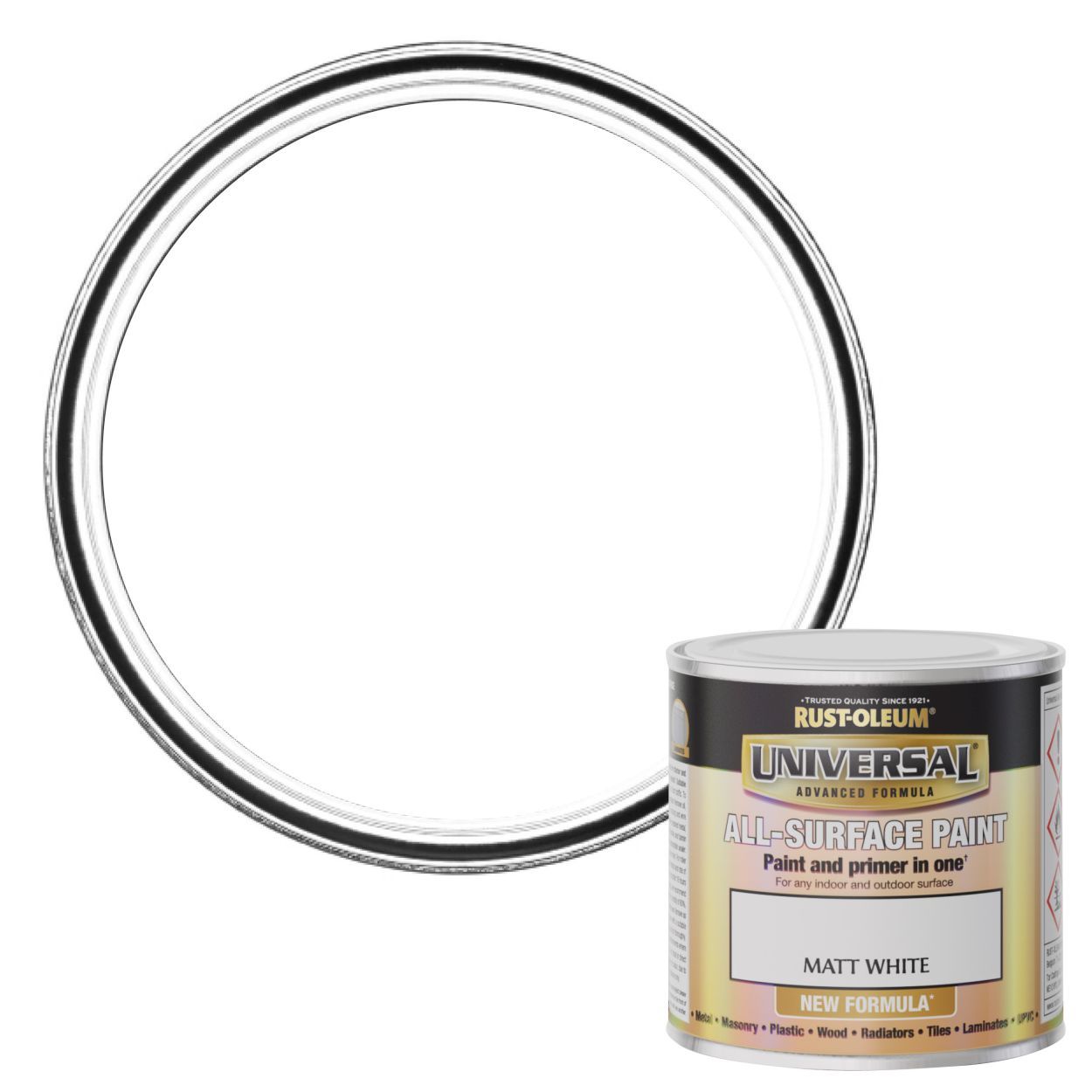 Rust-Oleum Universal All-Surface Paint (Brush) Matt White