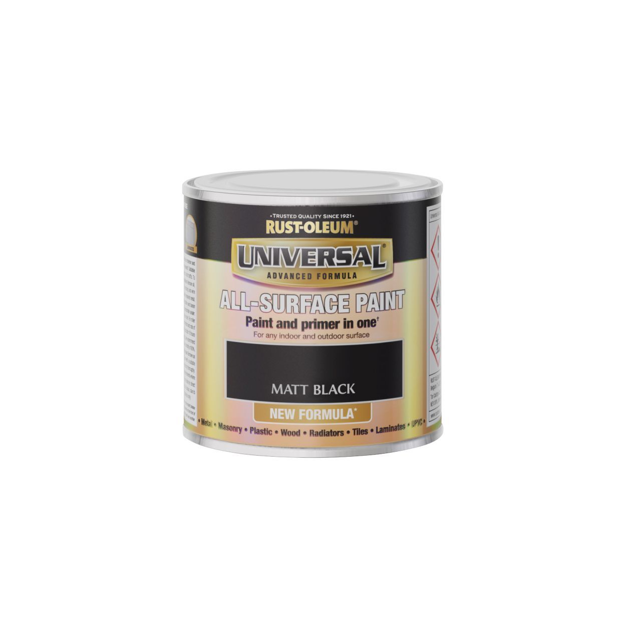 Rust-Oleum Universal All-Surface Paint (Brush) Matt Black