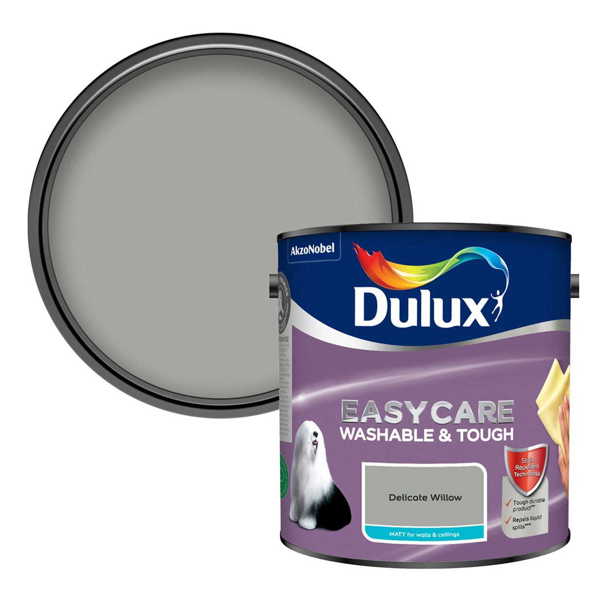 Dulux Easycare Washable & Tough Matt Delicate Willow 2.5L