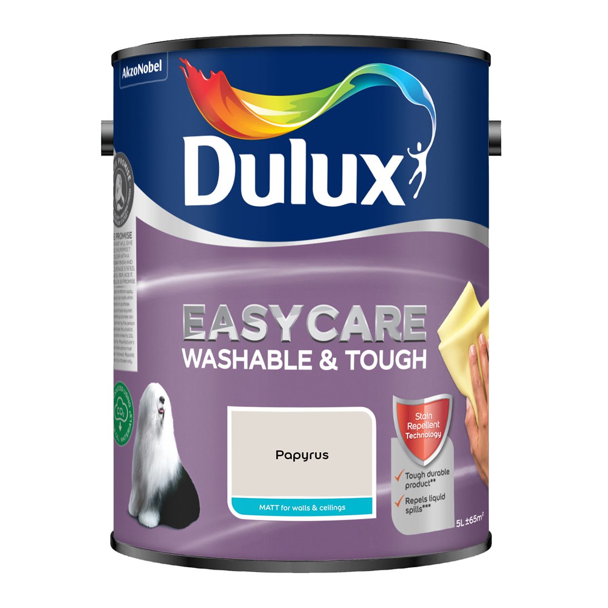 Dulux Easycare Washable & Tough Matt Papyrus 5L