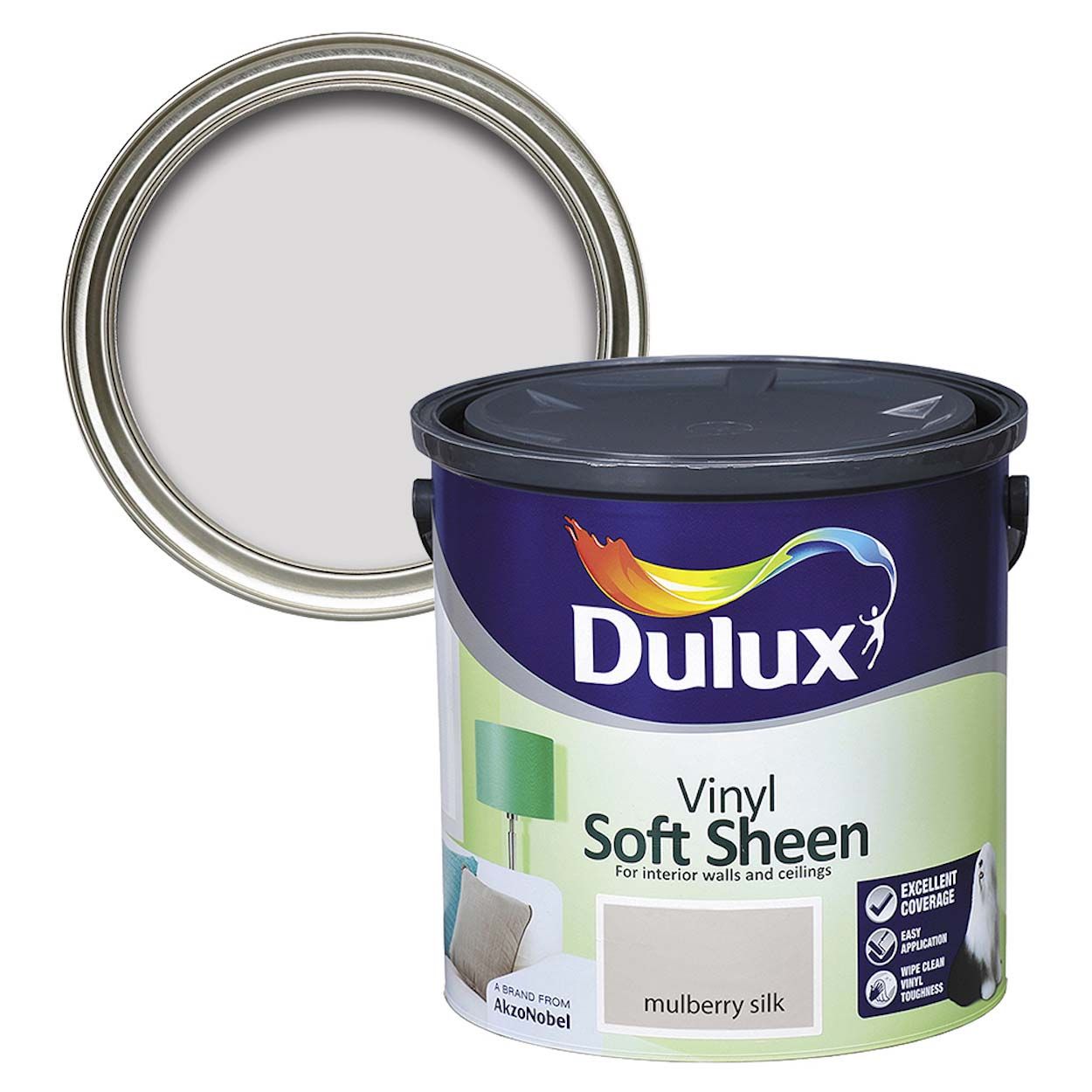 Dulux Vinyl Soft Sheen Mulberry Silk 2.5L