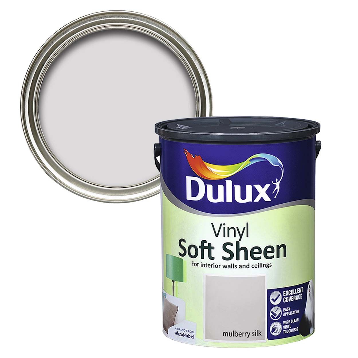 Dulux Vinyl Soft Sheen Mulberry Silk 5L