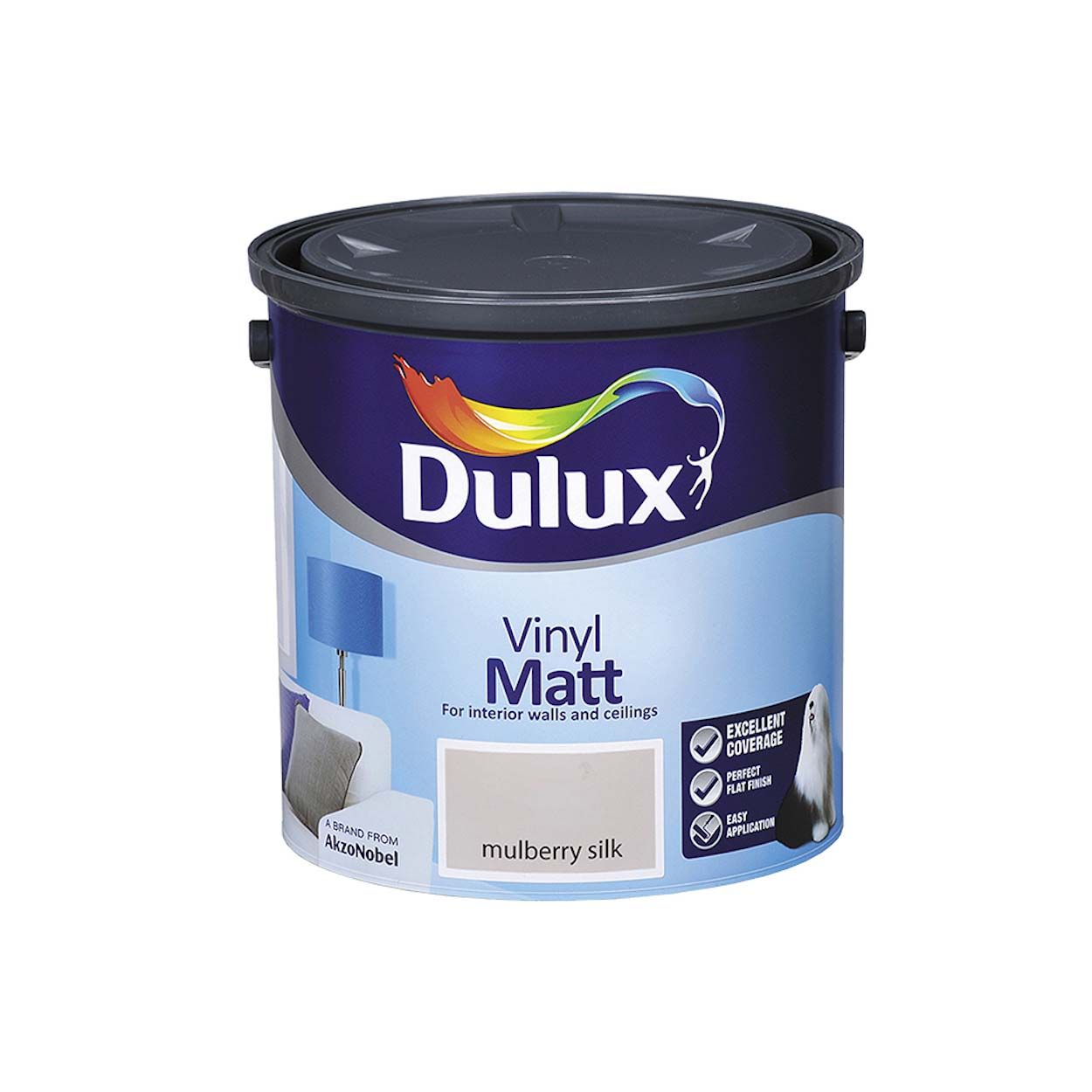 Dulux Vinyl Matt Mulberry Silk 2.5L
