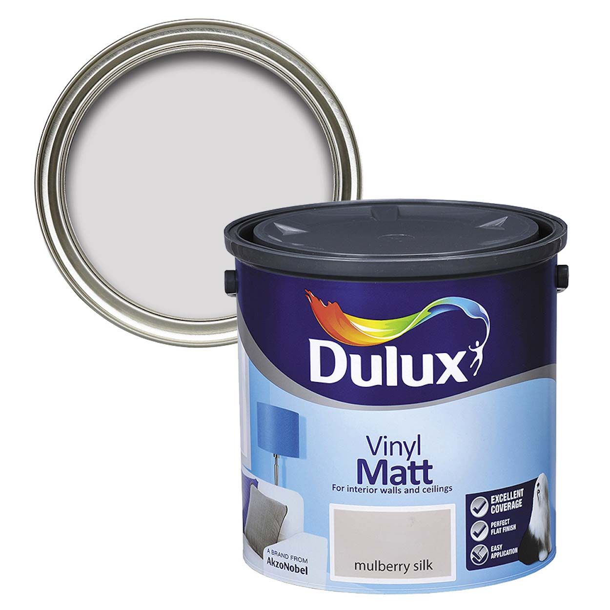 Dulux Vinyl Matt Mulberry Silk 2.5L