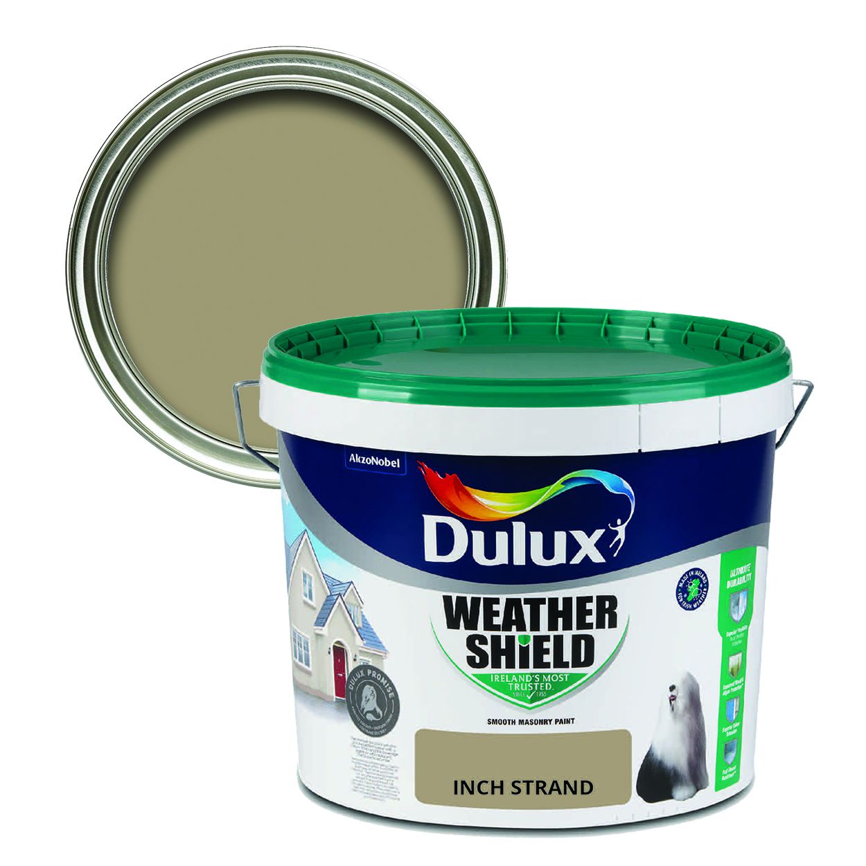 Dulux Weathershield Smooth Masonry Inch Strand 10L