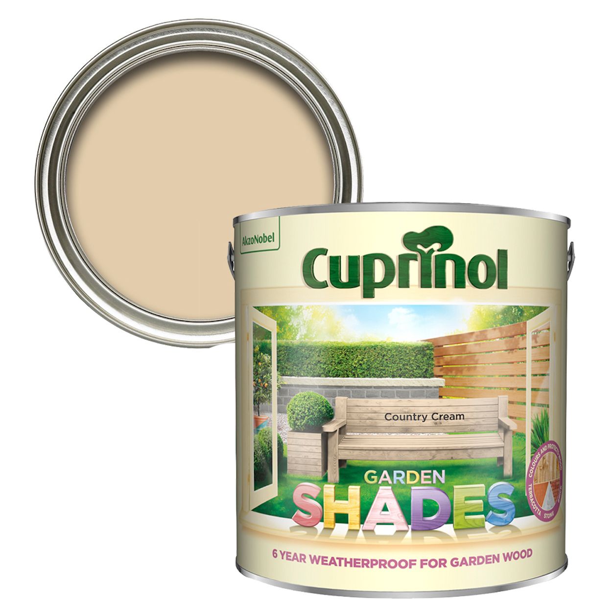 Cuprinol Garden Shades Country Cream 2.5L