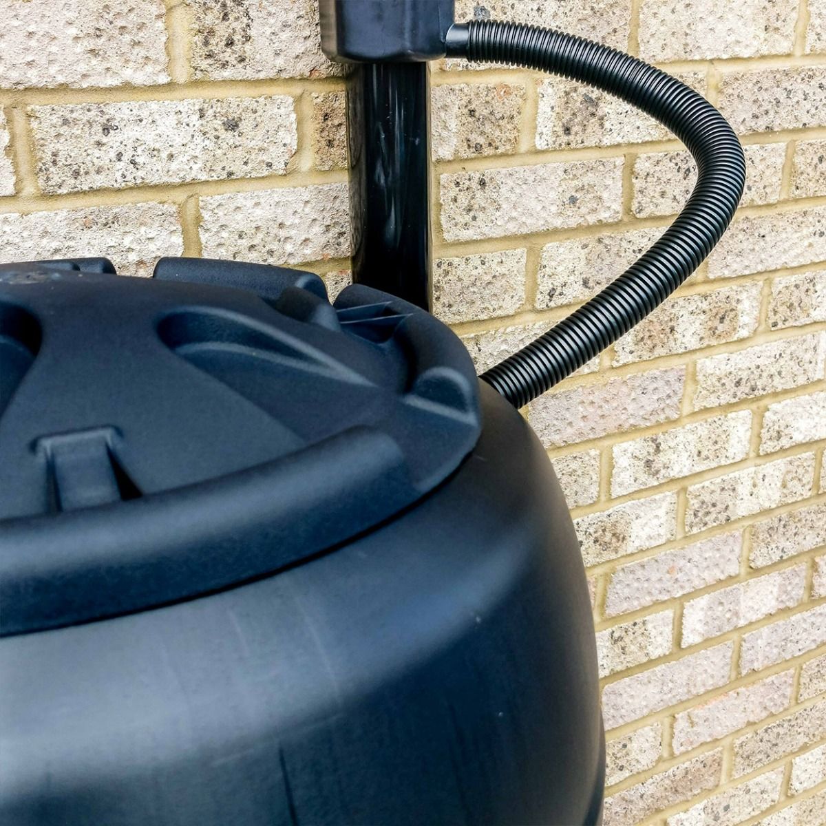 210 Litre Water Butt Set - Black 