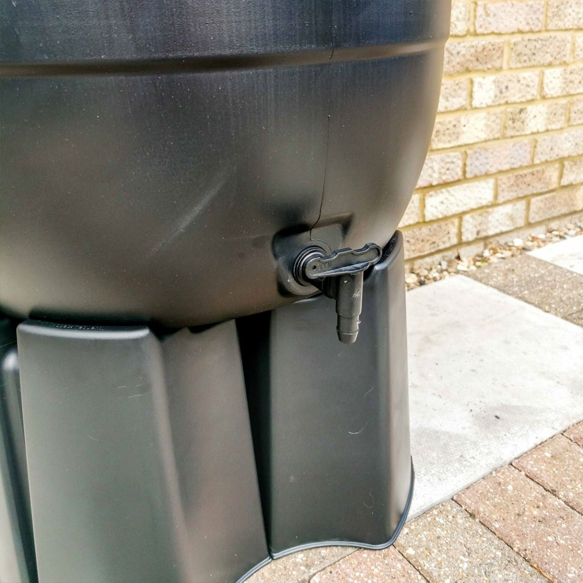 210 Litre Water Butt Set - Black 