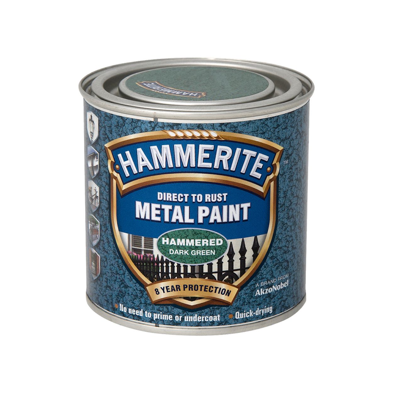 Hammerite Hammered Dark Green 750ml