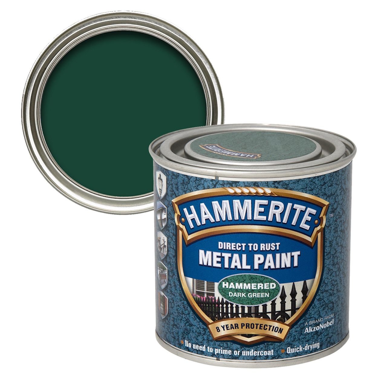 Hammerite Hammered Dark Green 750ml