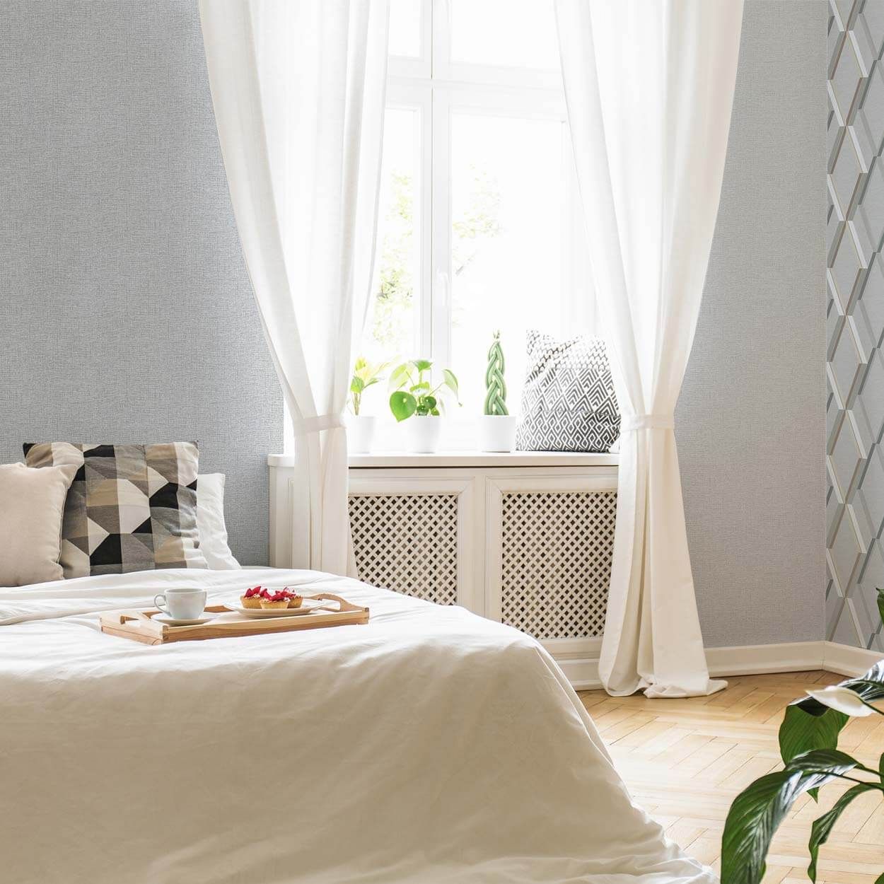 Superfresco Easy Heritage Texture Grey Wallpaper