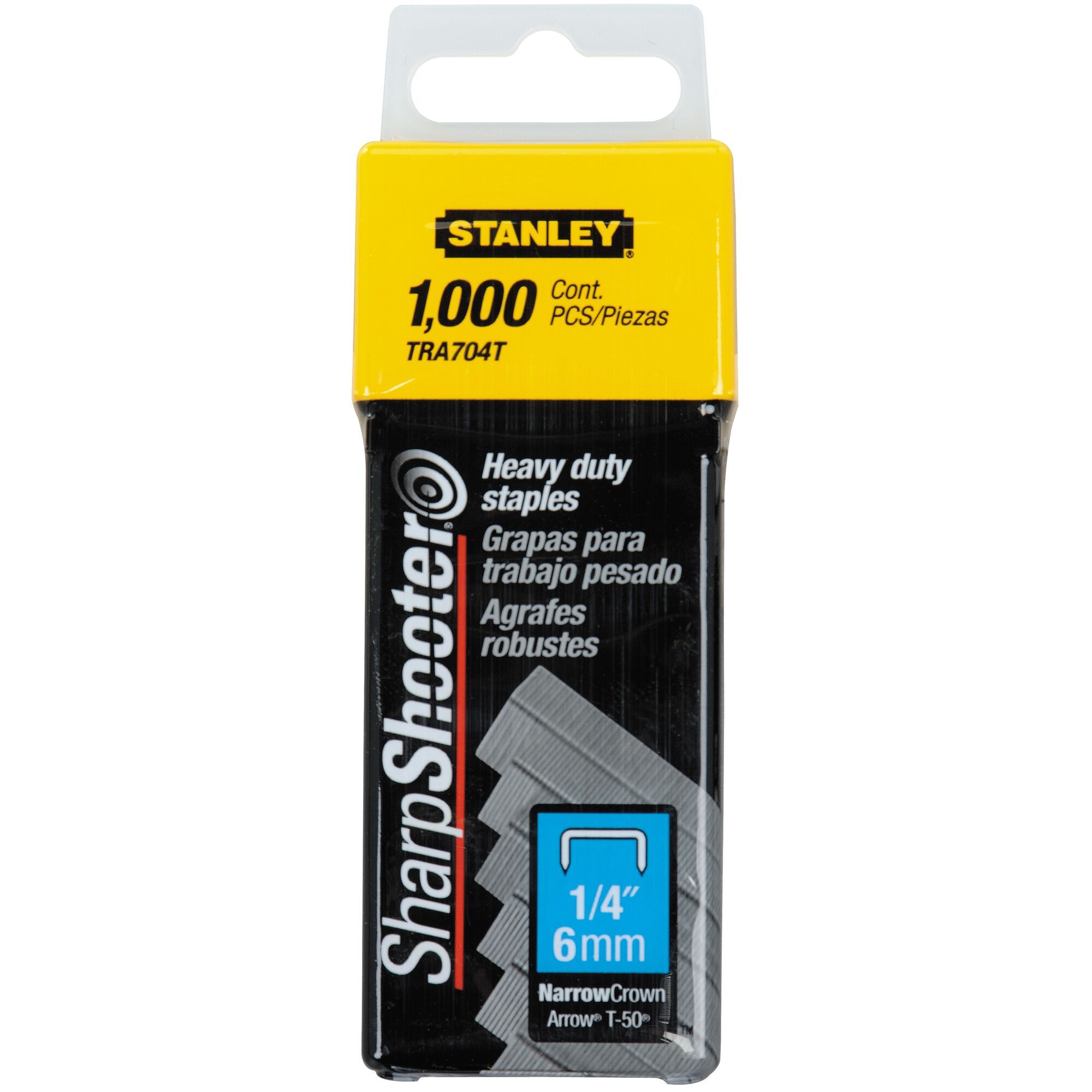 Stanley 6mm Heavy Duty Staple - 1,000 Pack