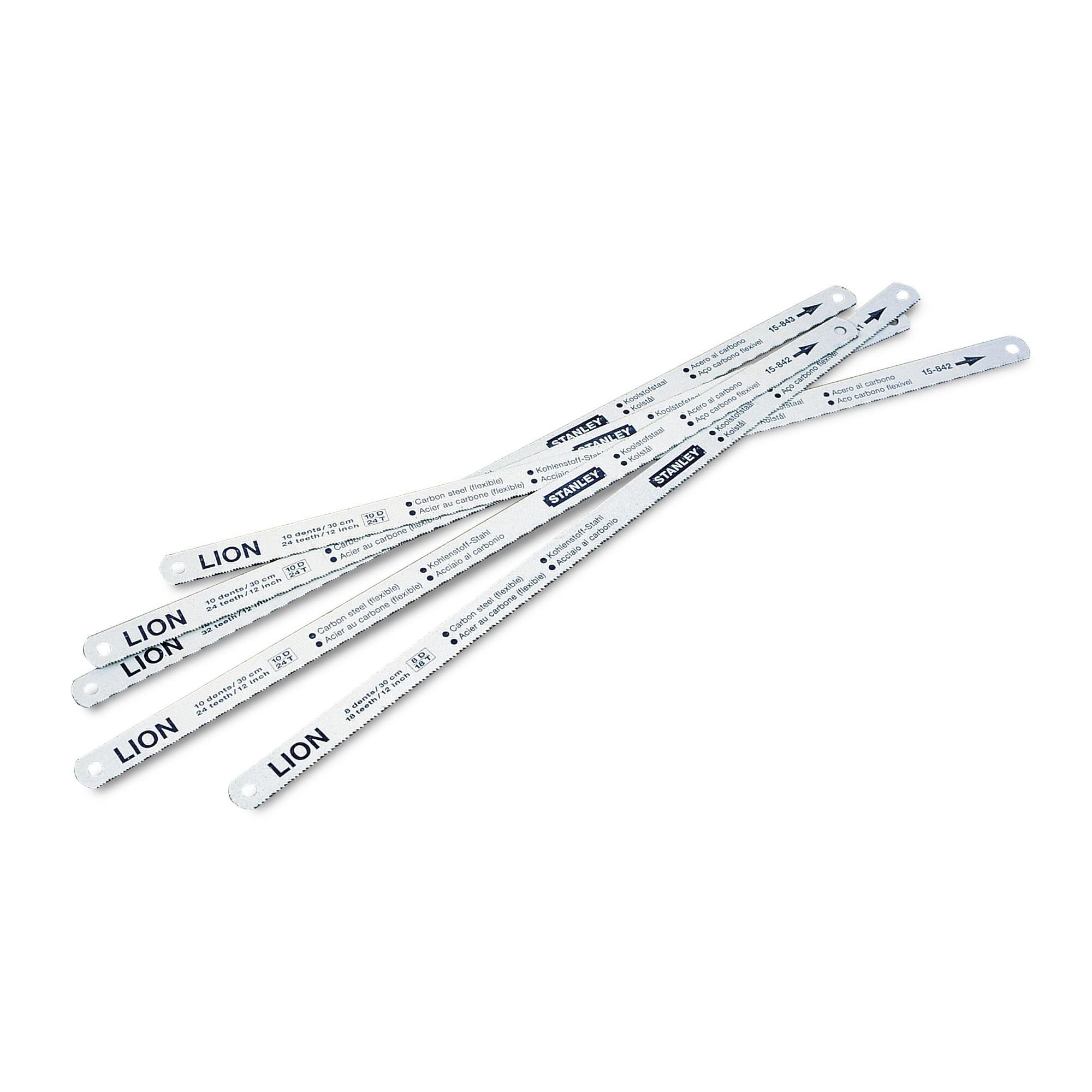 Stanley 300mm Hacksaw Blades - 5 Pack