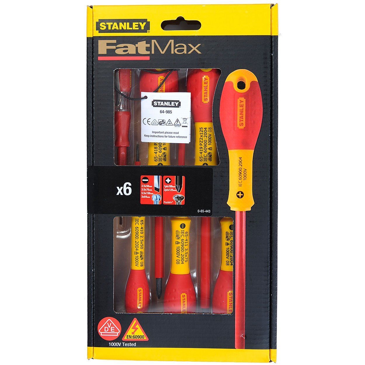 Stanley Fatmax Insulated Screwdriver Set
