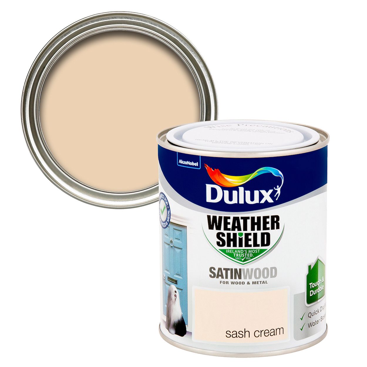 Weathershield Exterior Satinwood Sash Cream 750ml