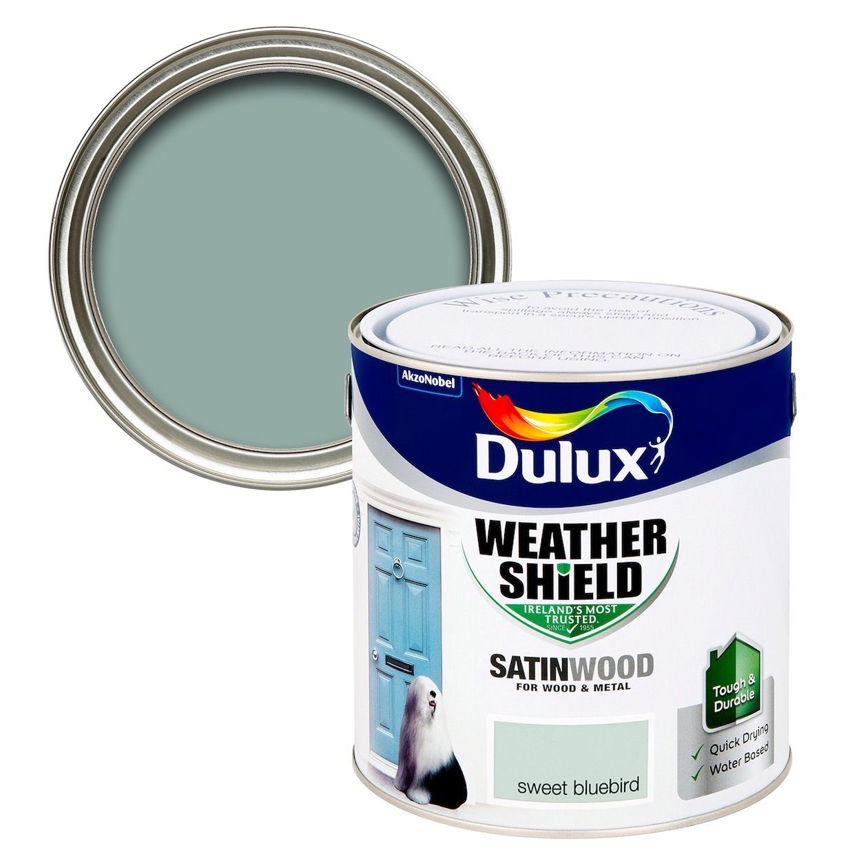 Weathershield Exterior Satinwood Sweet Bluebird 2.5L