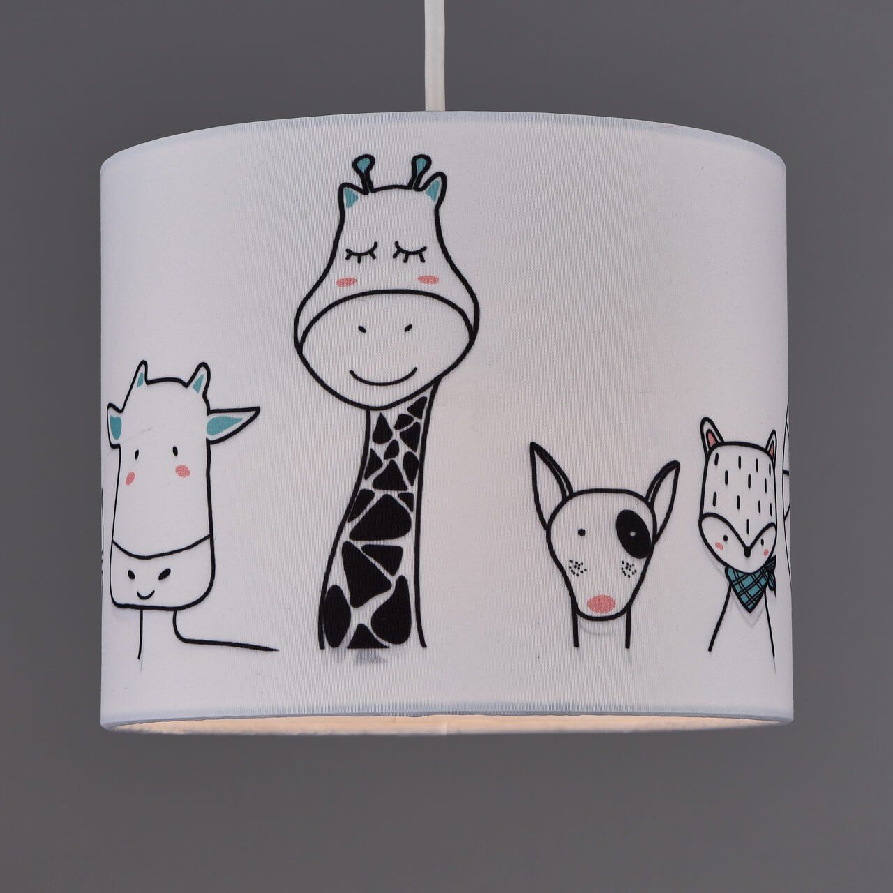 20cm Drum Animal Smiles Shade