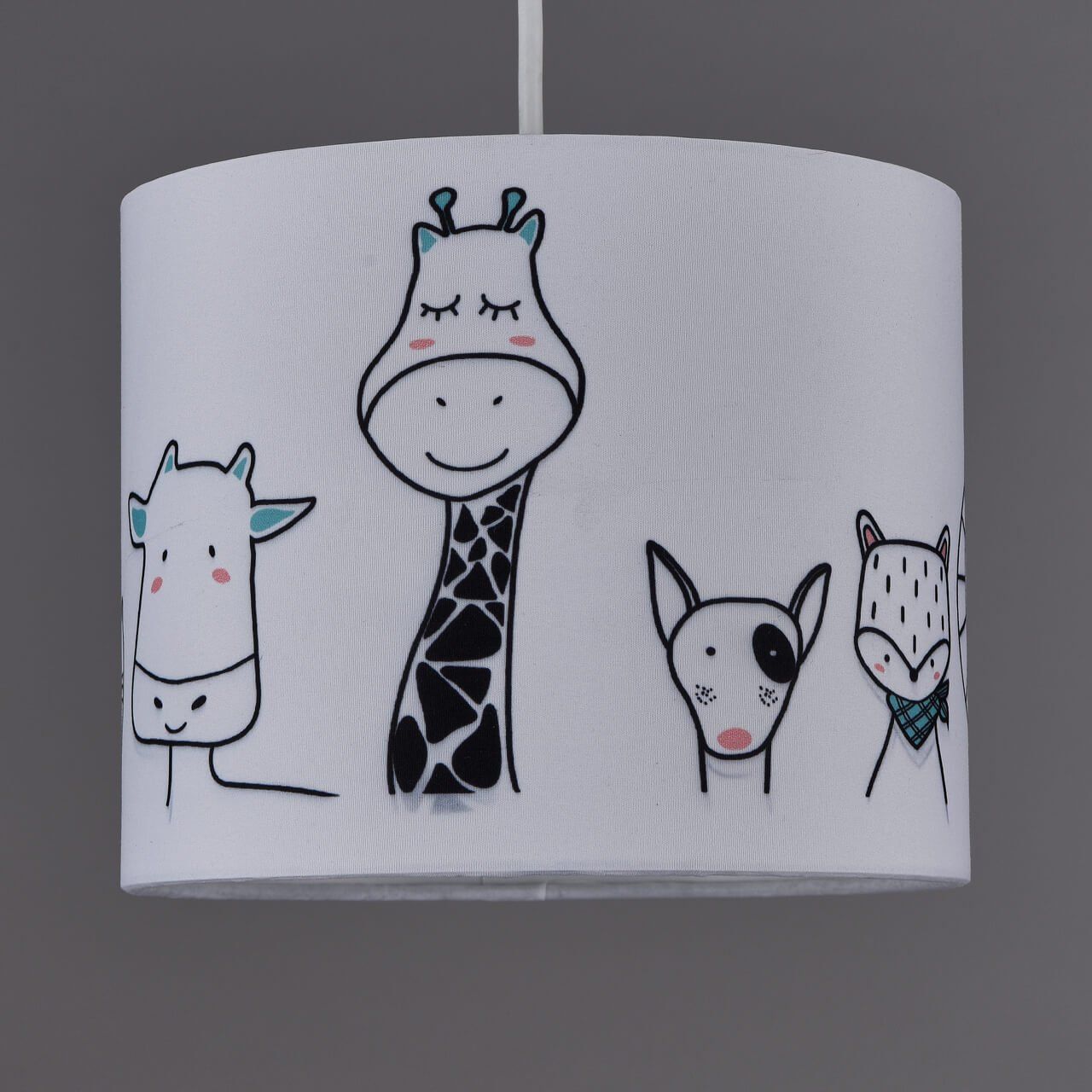 20cm Drum Animal Smiles Shade