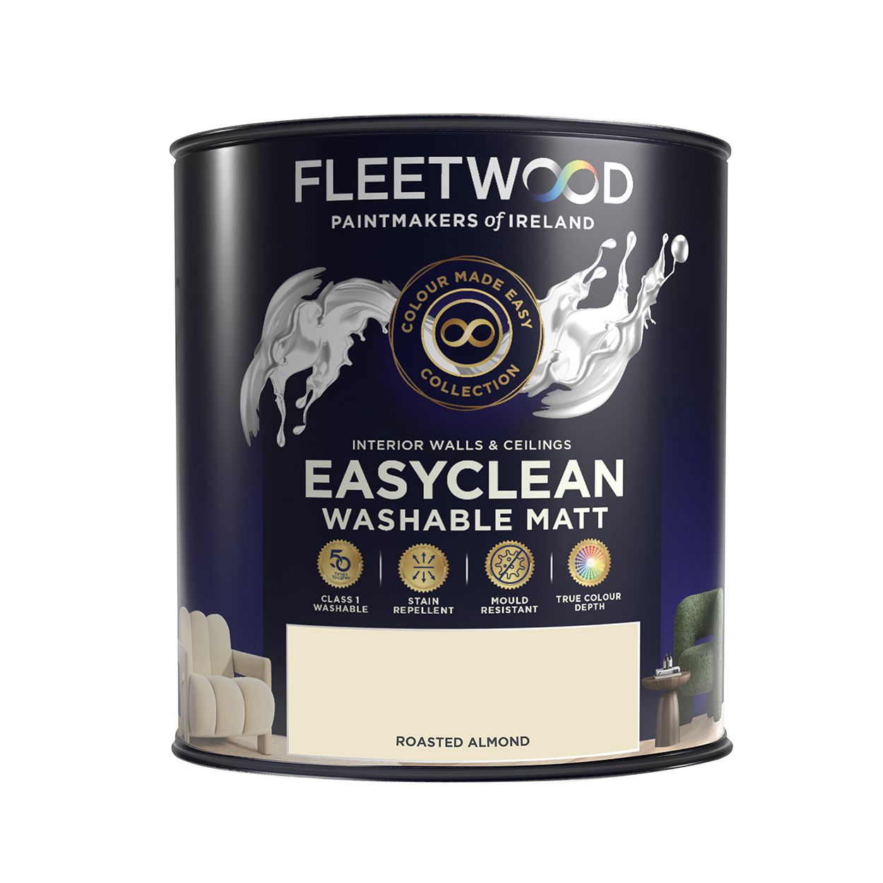Fleetwood 5 Litre Easy Clean Roasted Almond