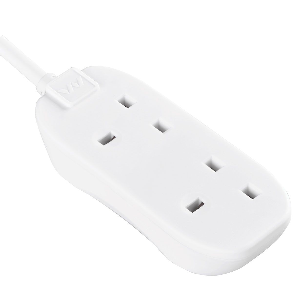 Masterplug 2 Metre 2 Gang 13A Extension Lead