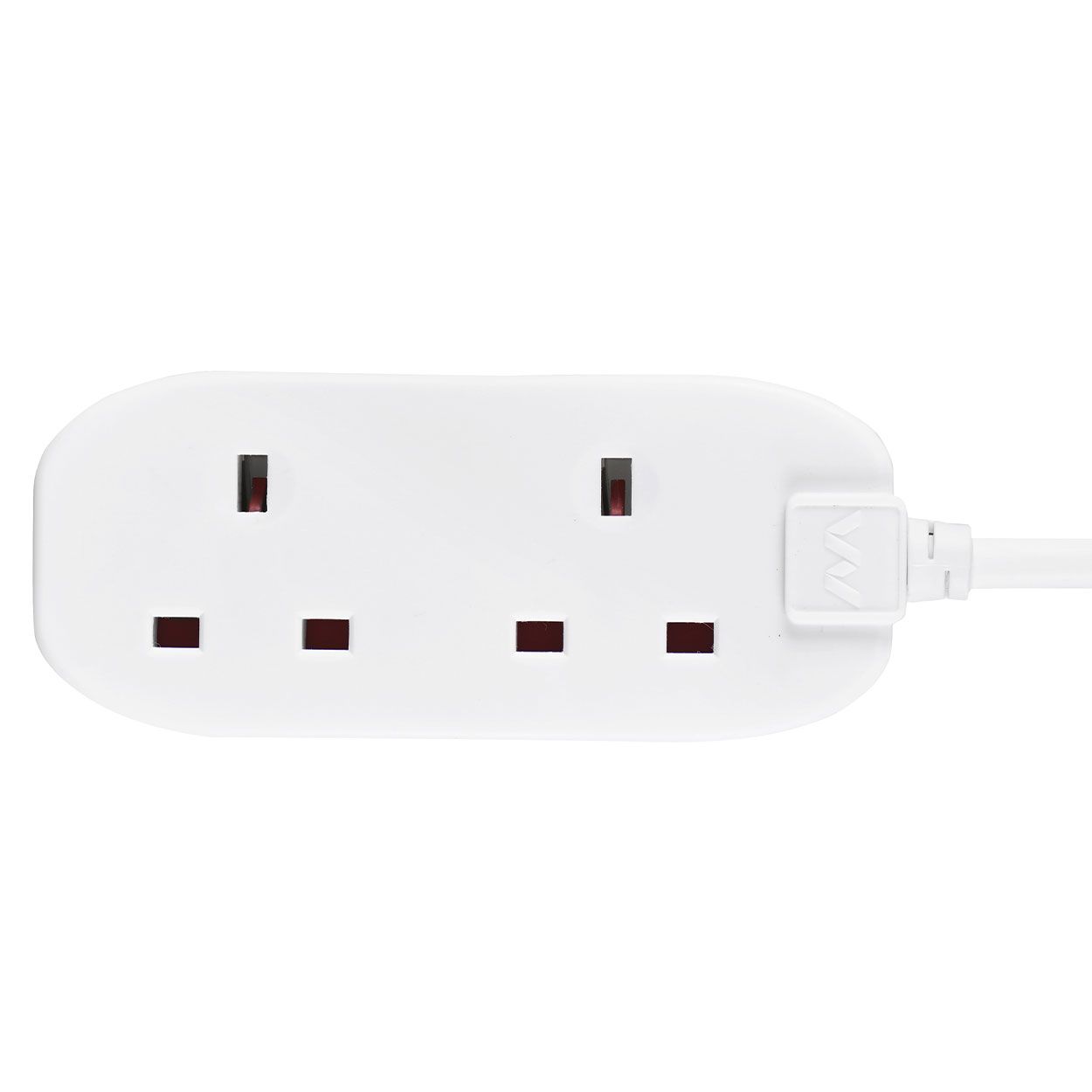 Masterplug 2 Metre 2 Gang 13A Extension Lead