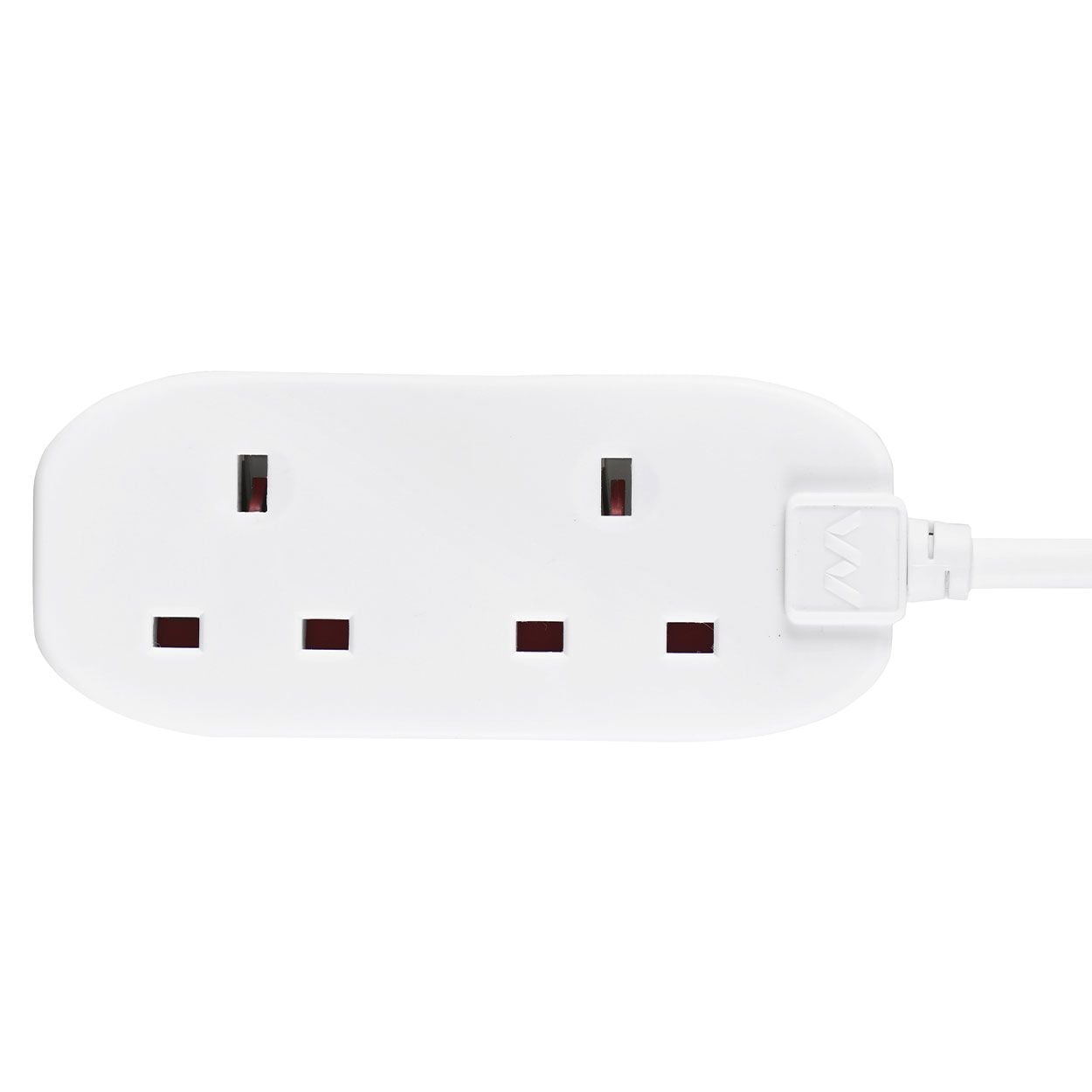 Masterplug 2 Metre 2 Gang 13A Extension Lead