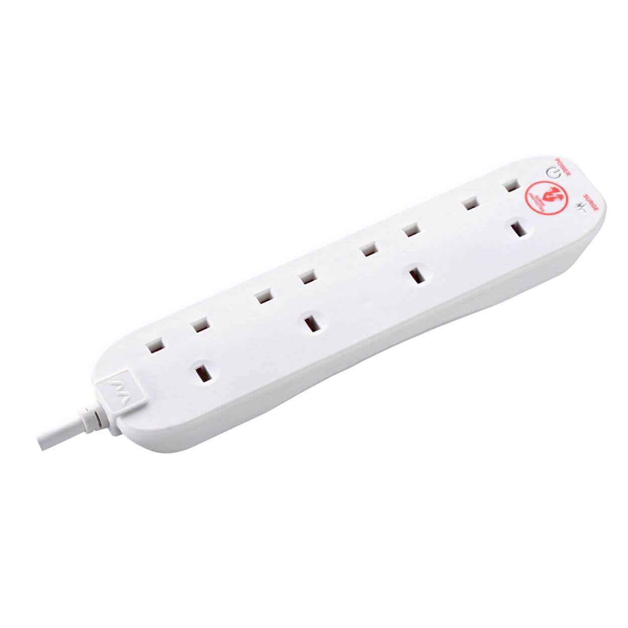 Masterplug 2 Metre Surge Protected Extension Lead