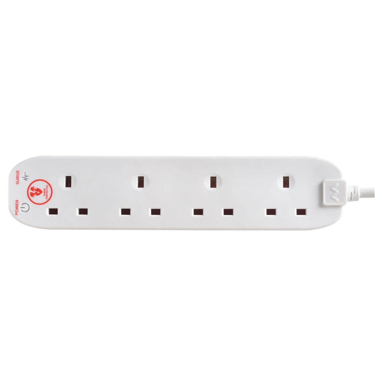 Masterplug 2 Metre Surge Protected Extension Lead