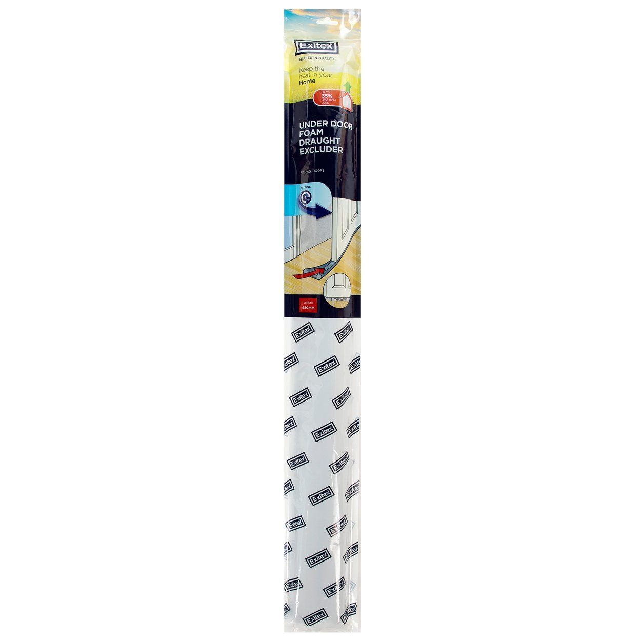 Exitex Underdoor Foam Draught Excluder 950mm