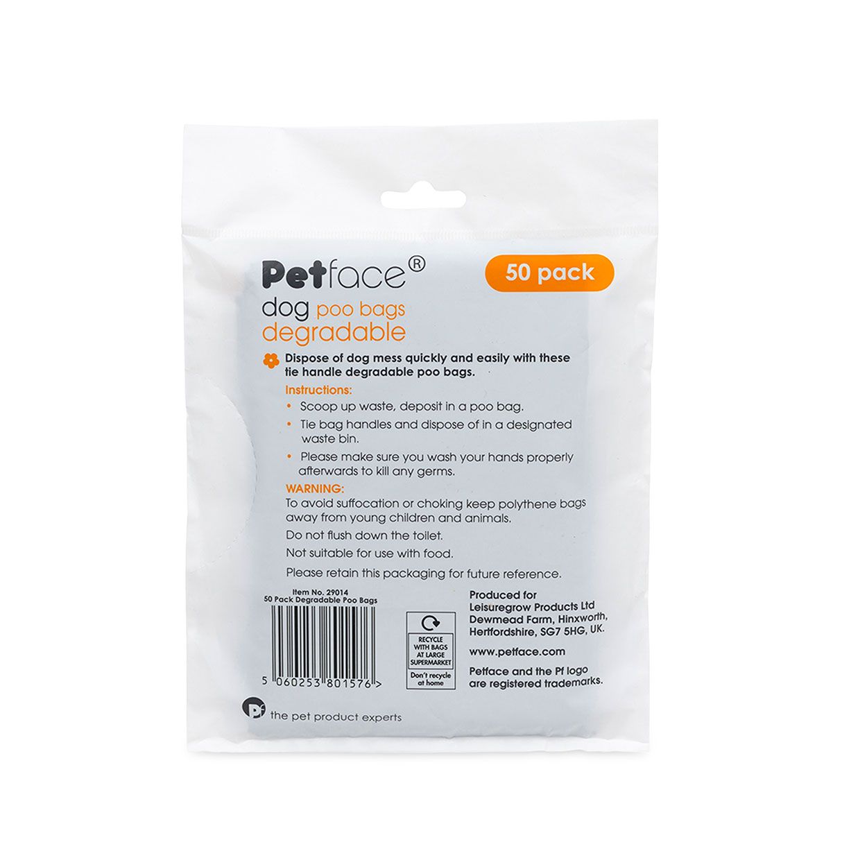 Degradable Poop Bags 50 Pack