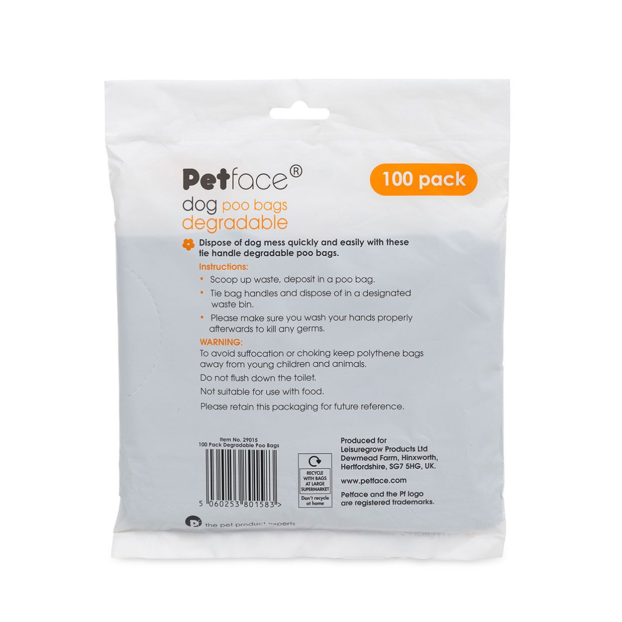 Poop Bags 100 Pack