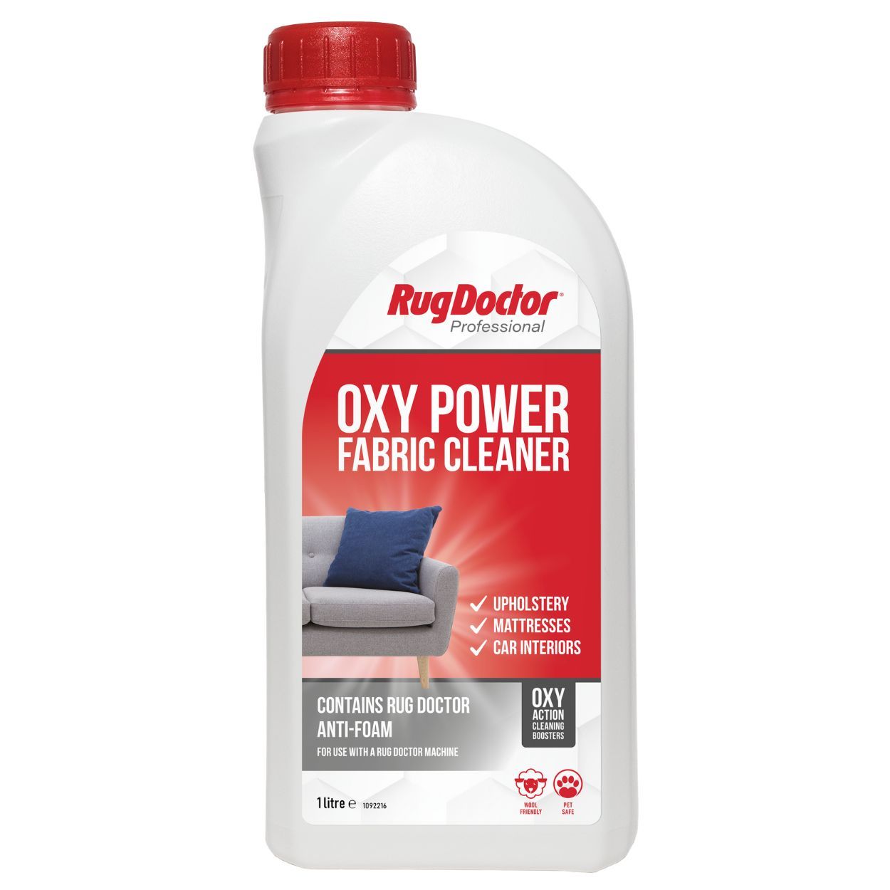 Rug Doctor 1 Litre Oxy Upholstery Cleaner with Anti Foam