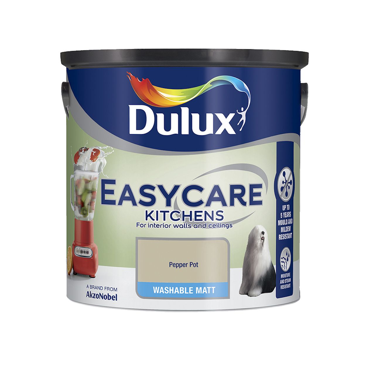 Dulux Easycare Kitchens Pepper Pot 2.5L