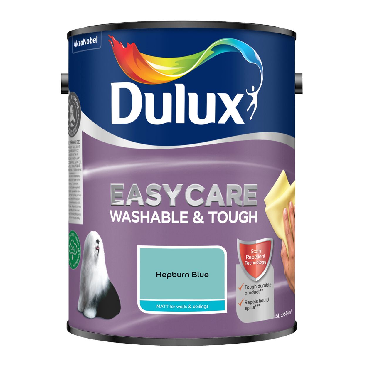 Dulux Easycare Washable & Tough Matt Hepburn Blue 5L