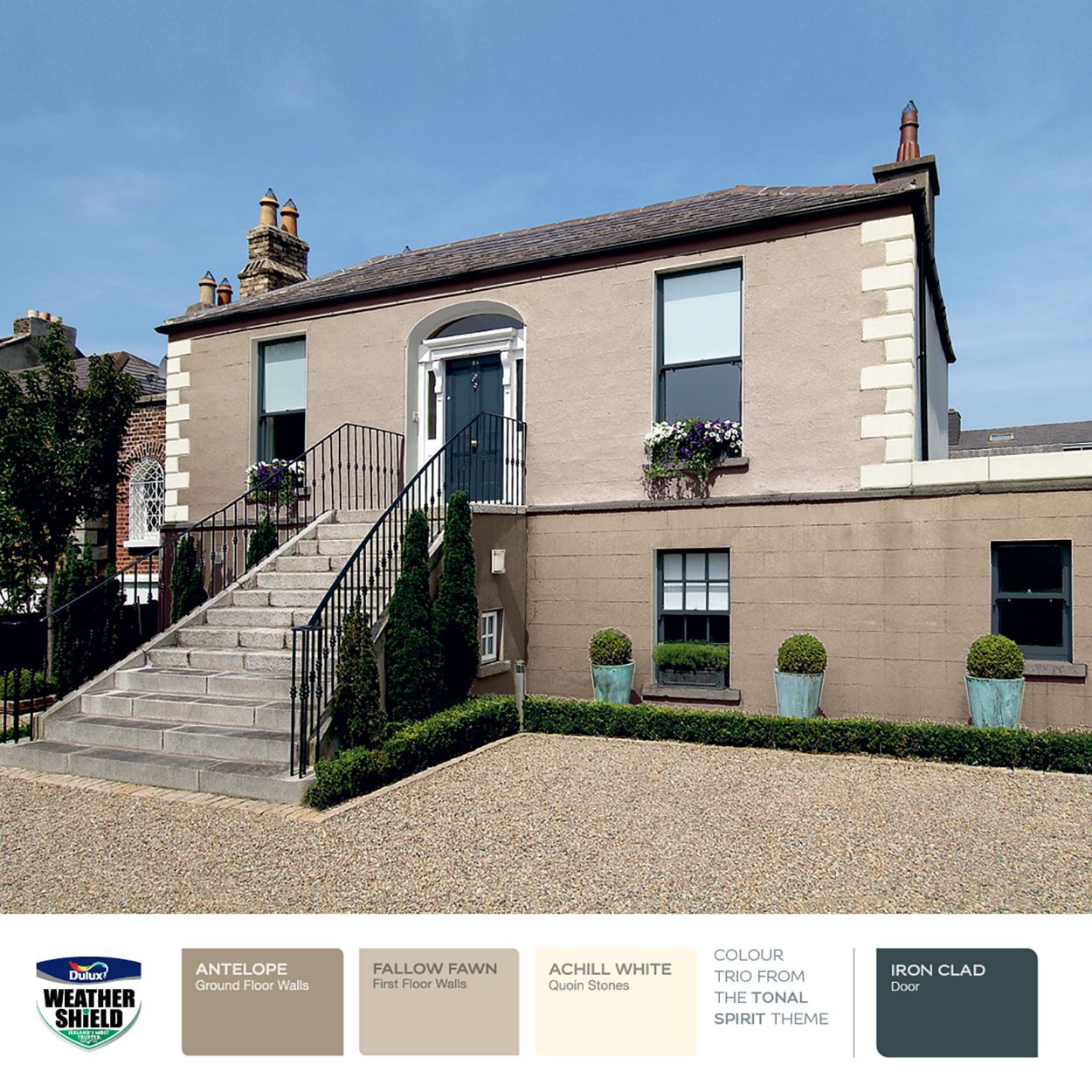 Dulux Weathershield Smooth Masonry Fallow Fawn 10L