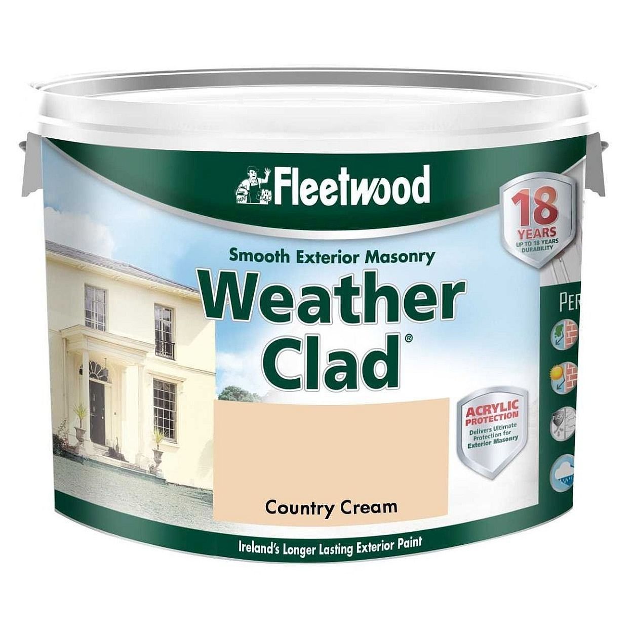 Fleetwood 10 Litre Weather Clad Countrycream