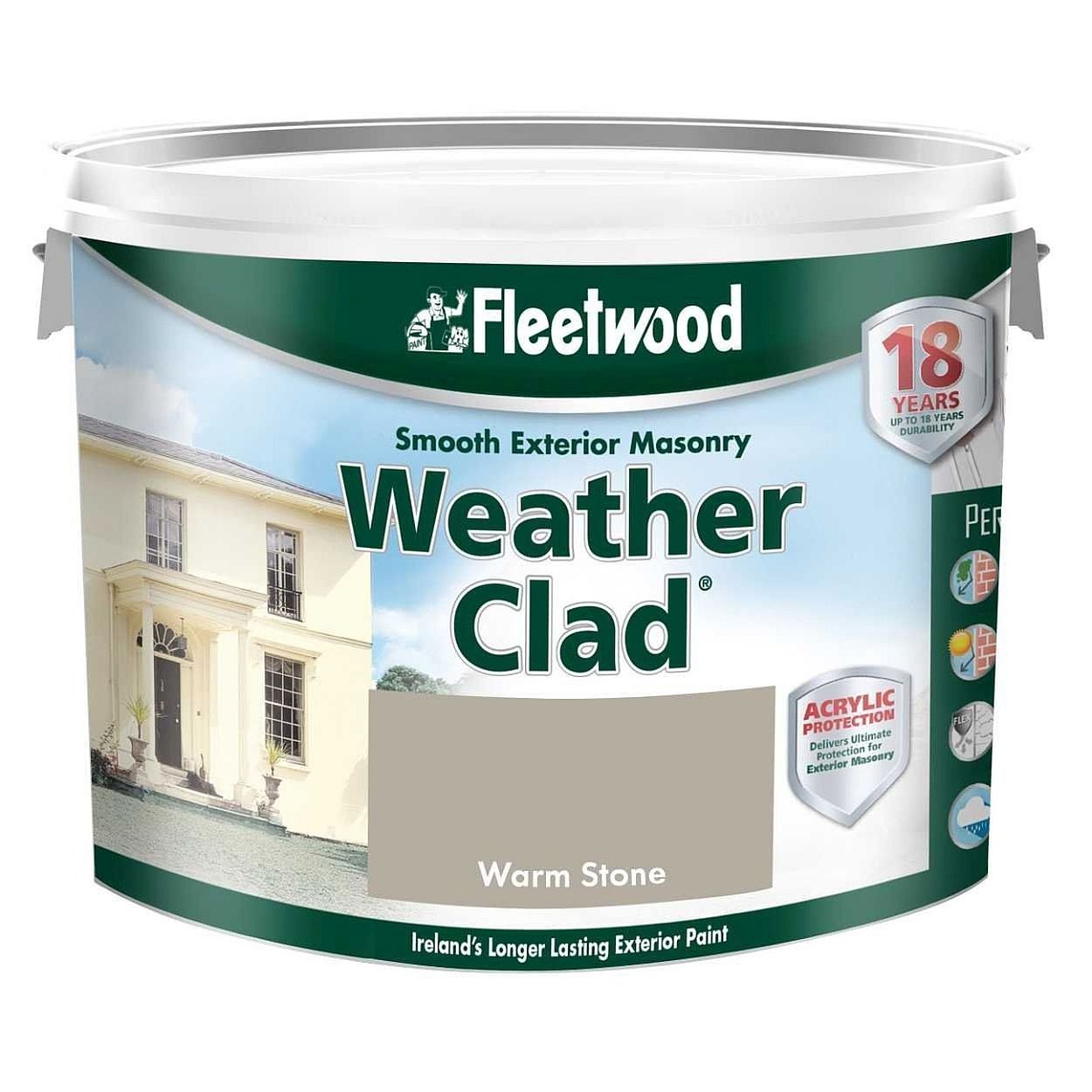 Fleetwood 10 Litre Weather Clad Warm Stone