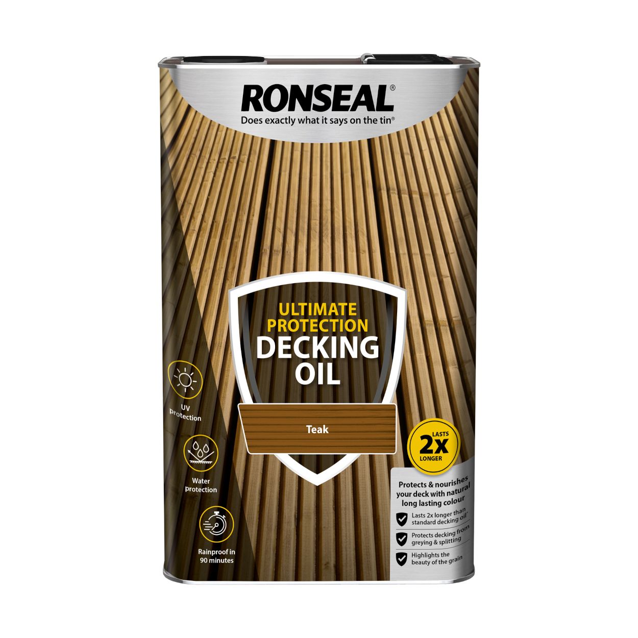 Ronseal 5 Litre Ultimate Protection Oil Teak
