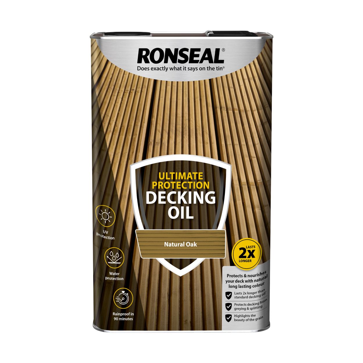 Ronseal 5 Litre Ultimate Protection Oil Oak