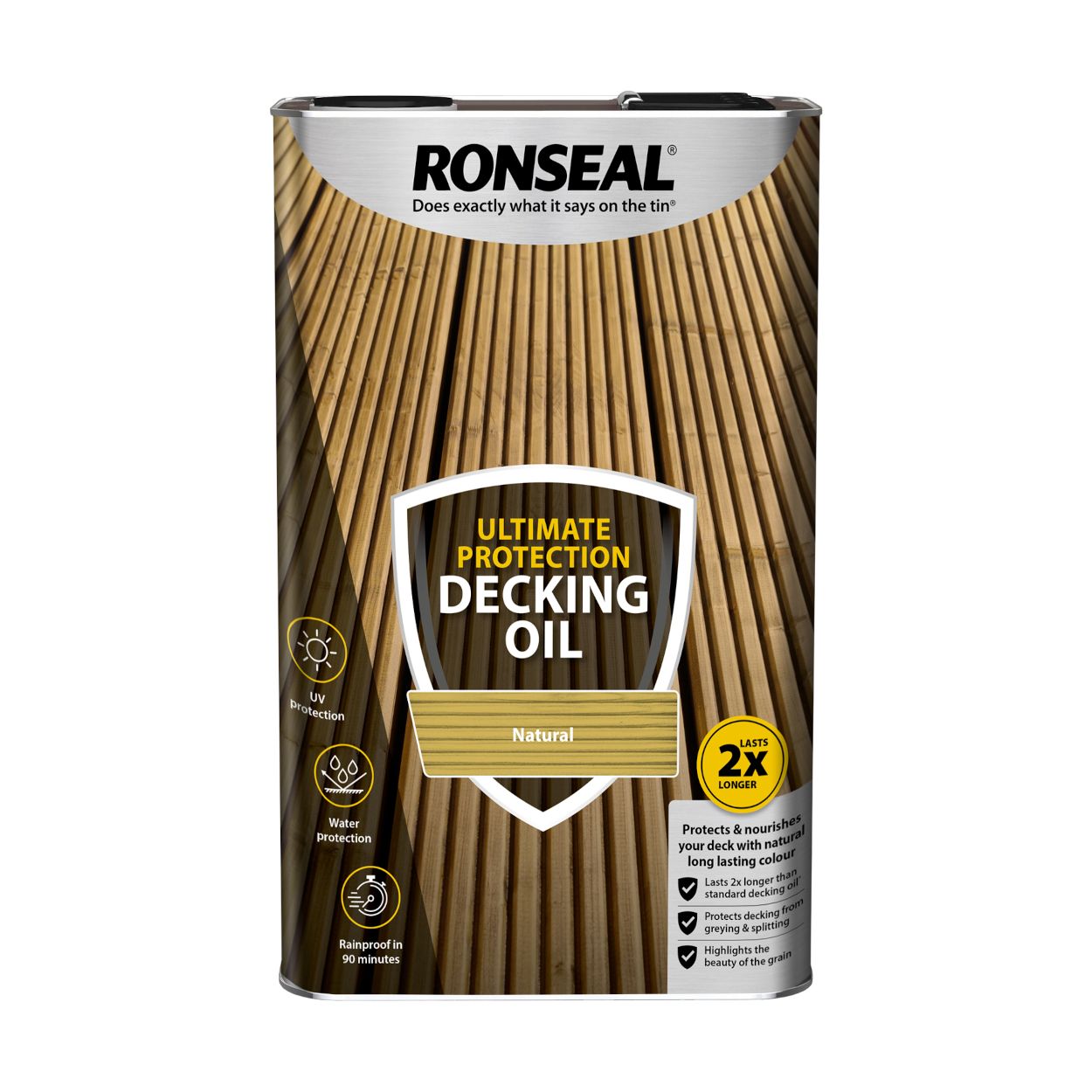 Ronseal Ultimate Protection Decking Oil Natural