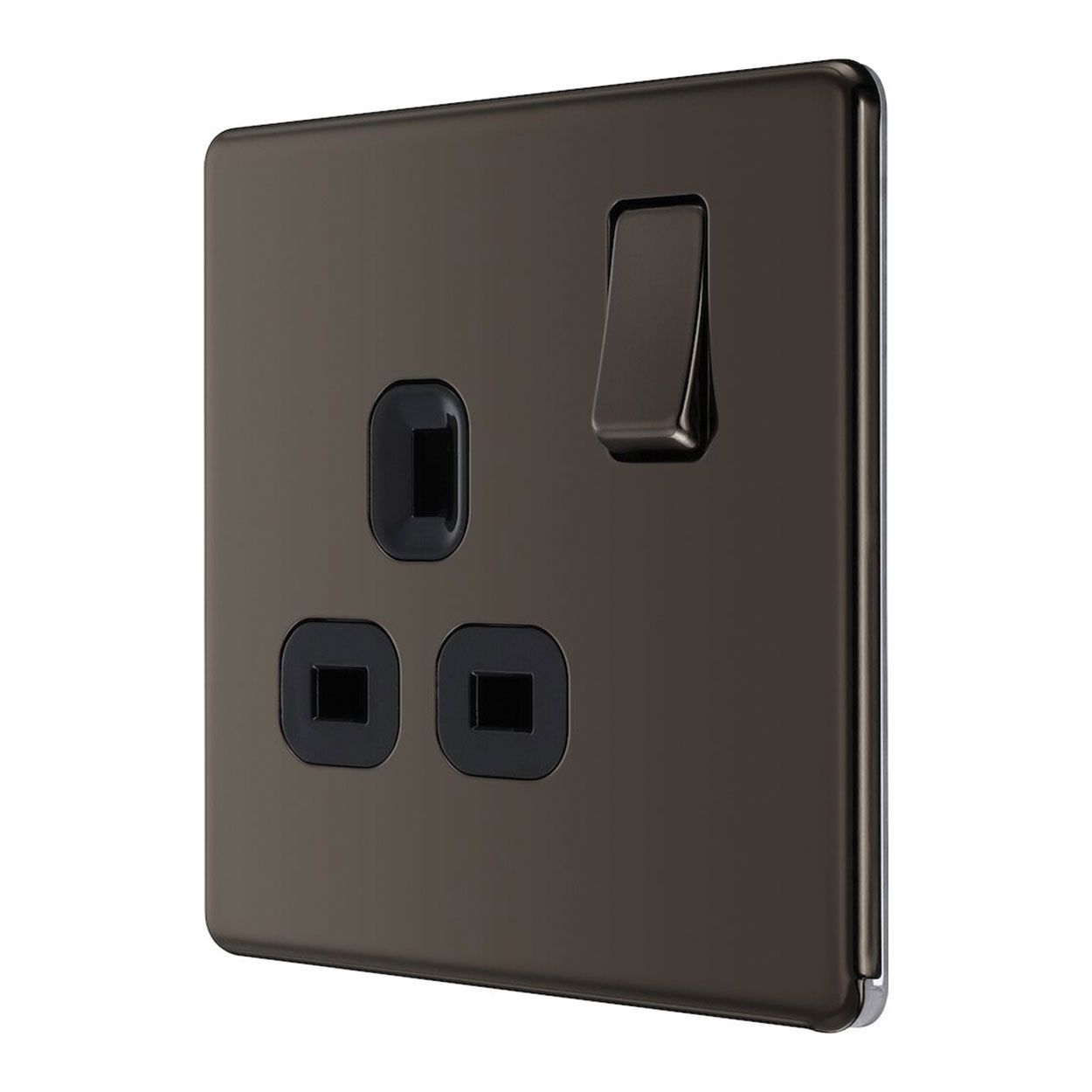 BG Screwless Single Socket - 13A 1 Gang