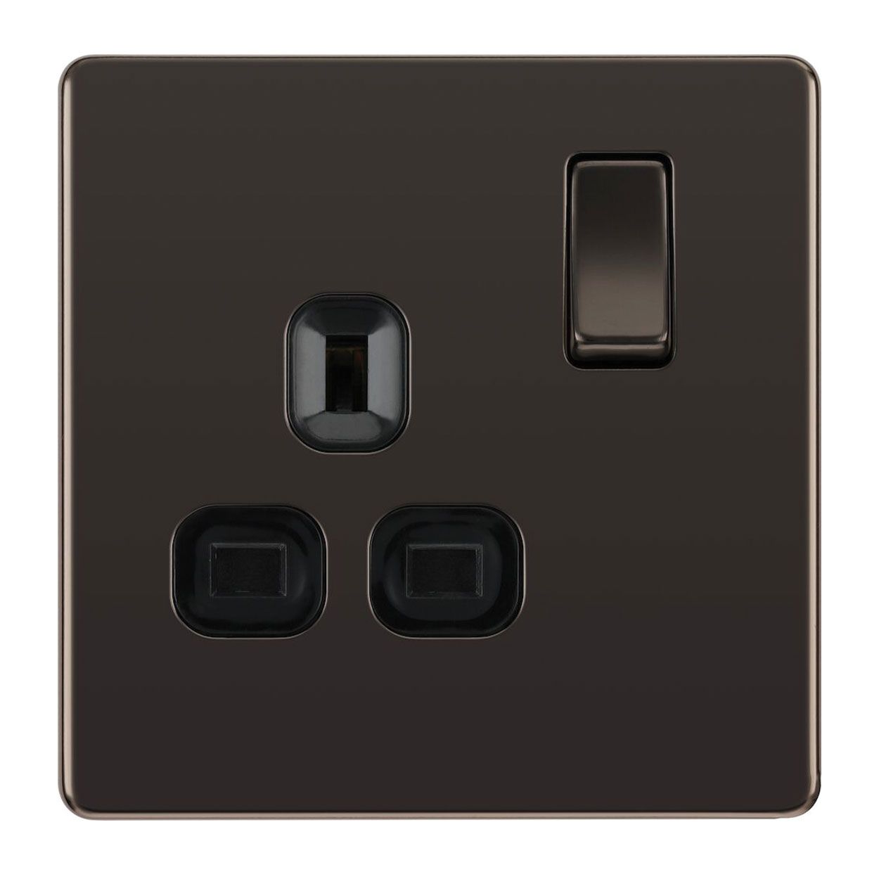 BG Screwless Single Socket - 13A 1 Gang
