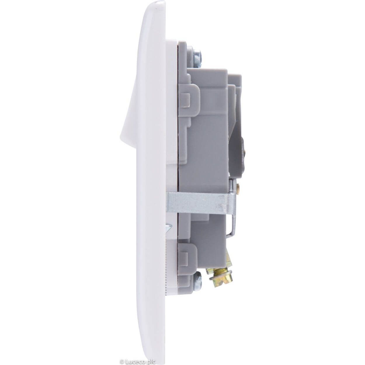 BG White Moulded Socket - 13A 1 Gang Double Pole
