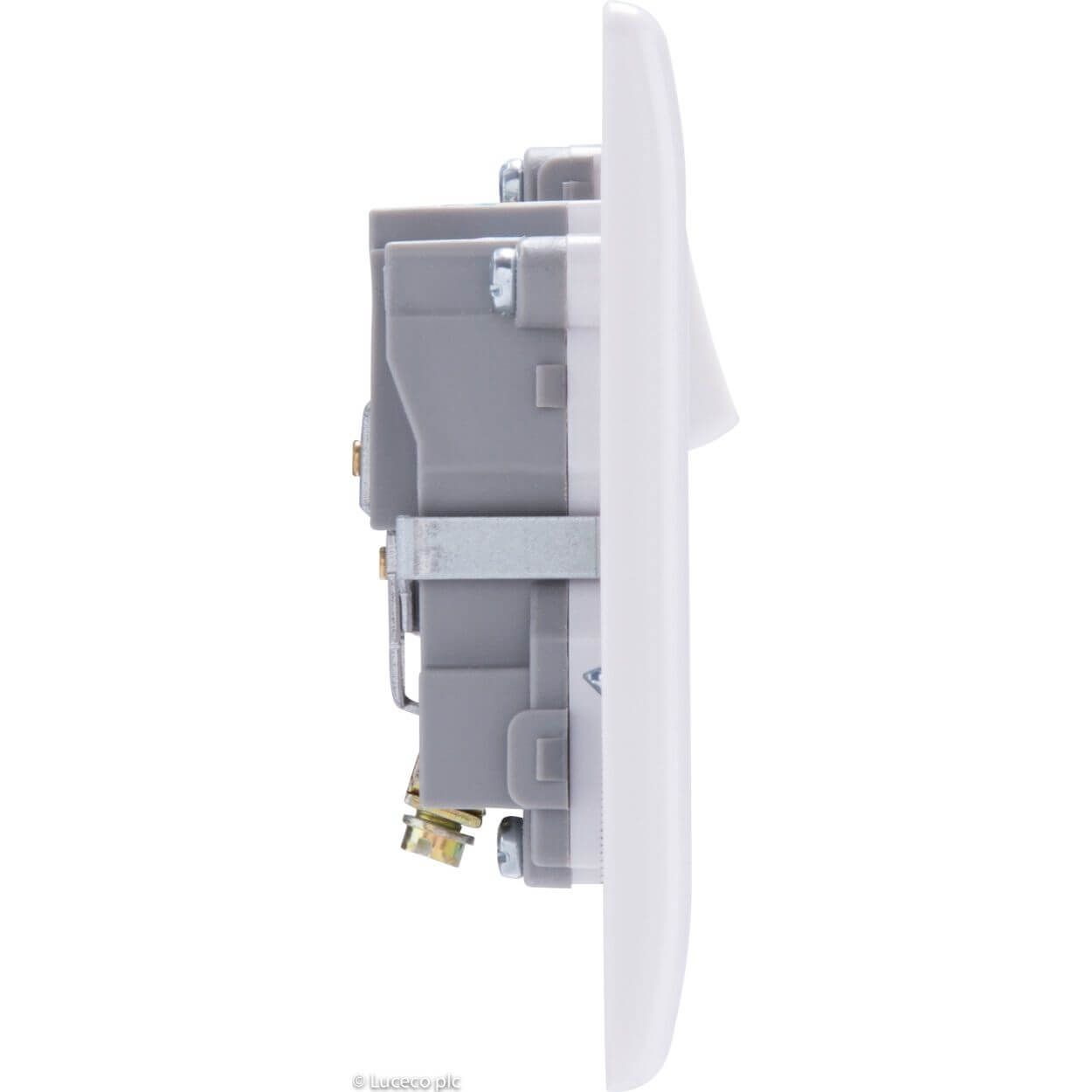 BG White Moulded Socket - 13A 1 Gang Double Pole