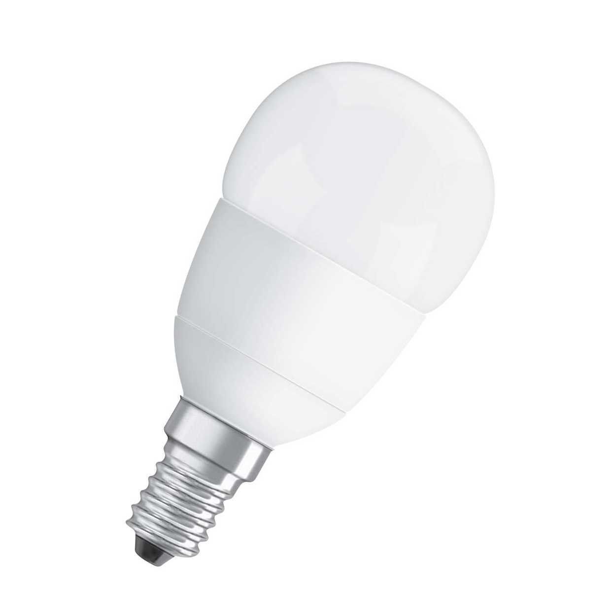 Osram 6W  E14 Led Golf Ball Frosted Warm White Bulb