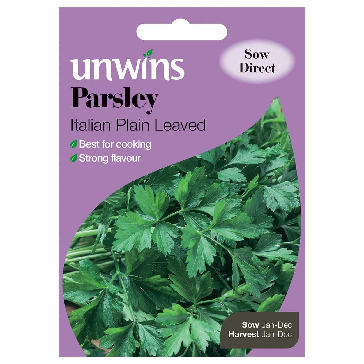 Herb Parsley Italian Plain Leaved