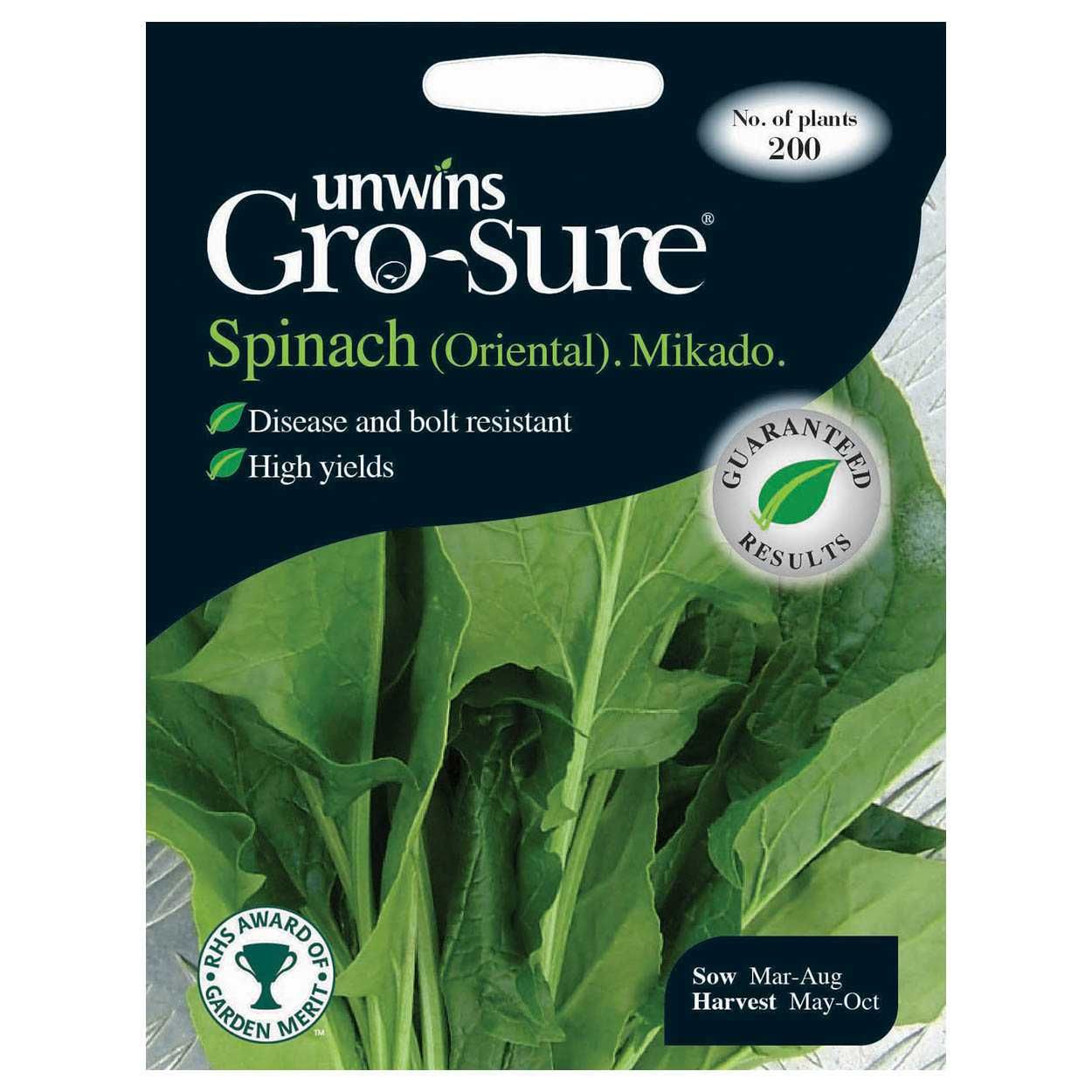 Oriental Spinach Mikado F1