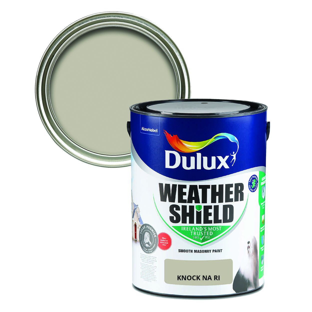 Dulux Weathershield Smooth Masonry Knock Na Ri 5L